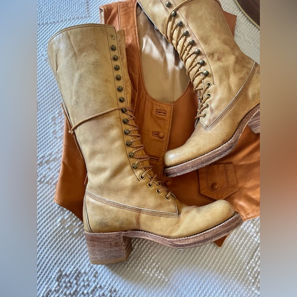 FRYE | Black Label Lace Up Campus Boots - Picture 3 of 9